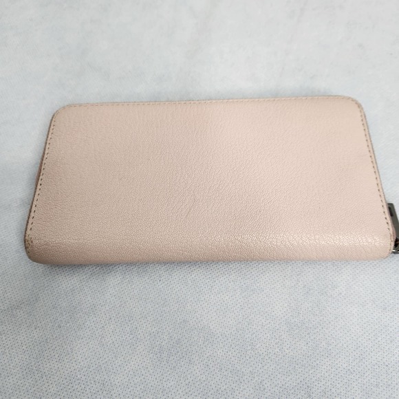 Marc Jacobs Wallet Light Pink Zip Around Accordion Style Leather - Picture 6 of 12